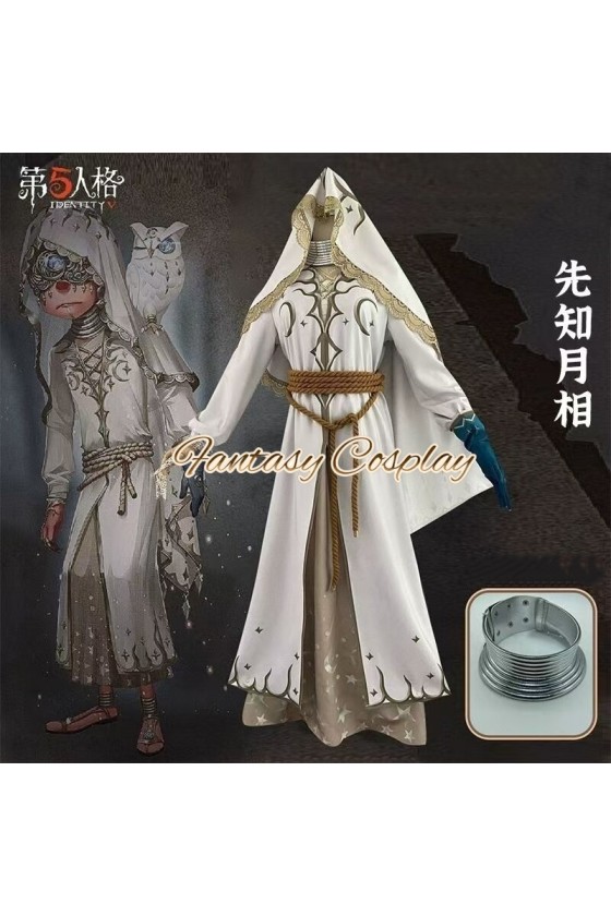 Identity V Seer Lunar Phase White Cosplay Costume